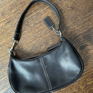 Coach Leather Mini Bag  - Vintage - Black
